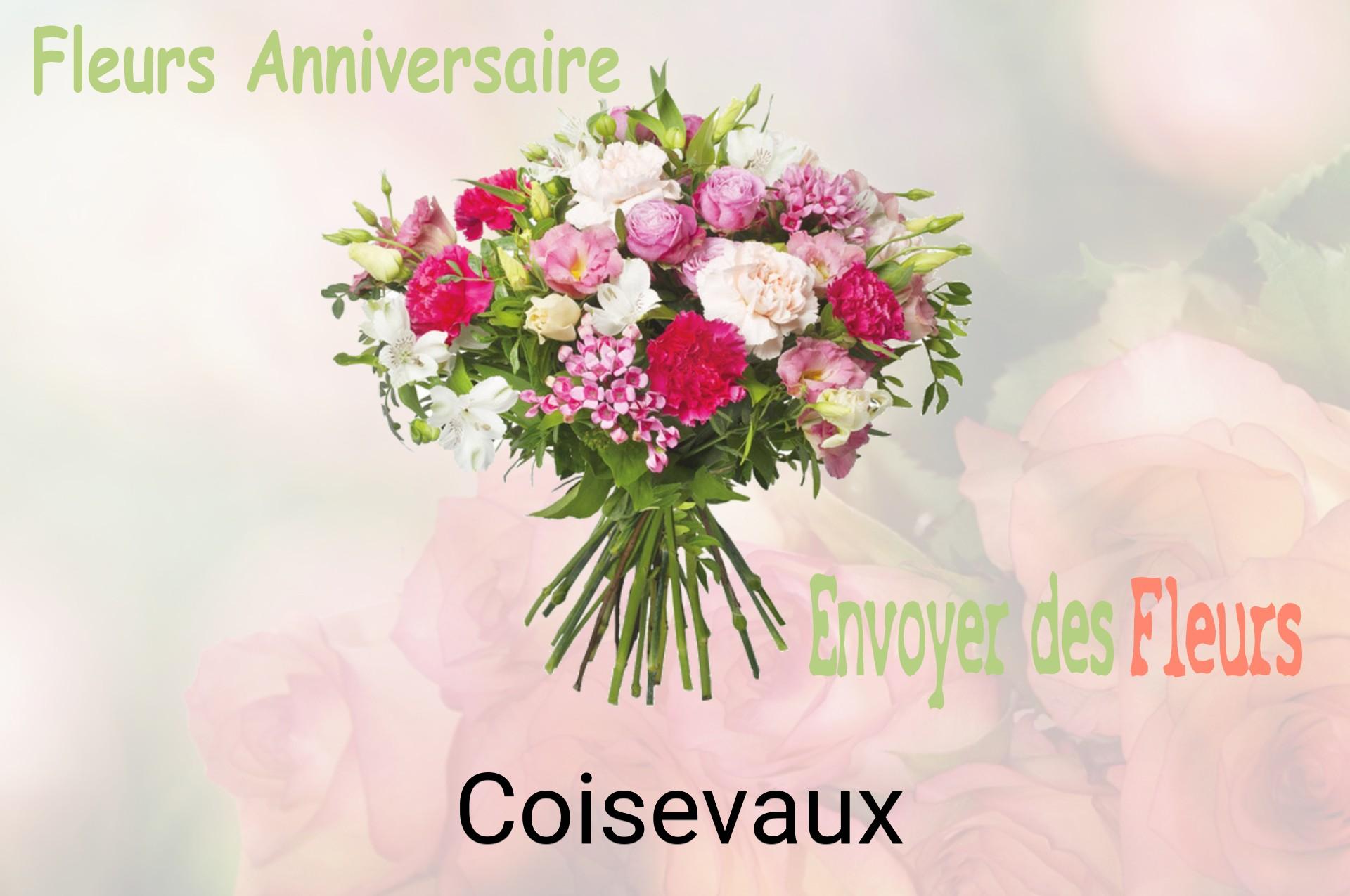 Bouquet de fleurs d’anniversaire livré à Coisevaux