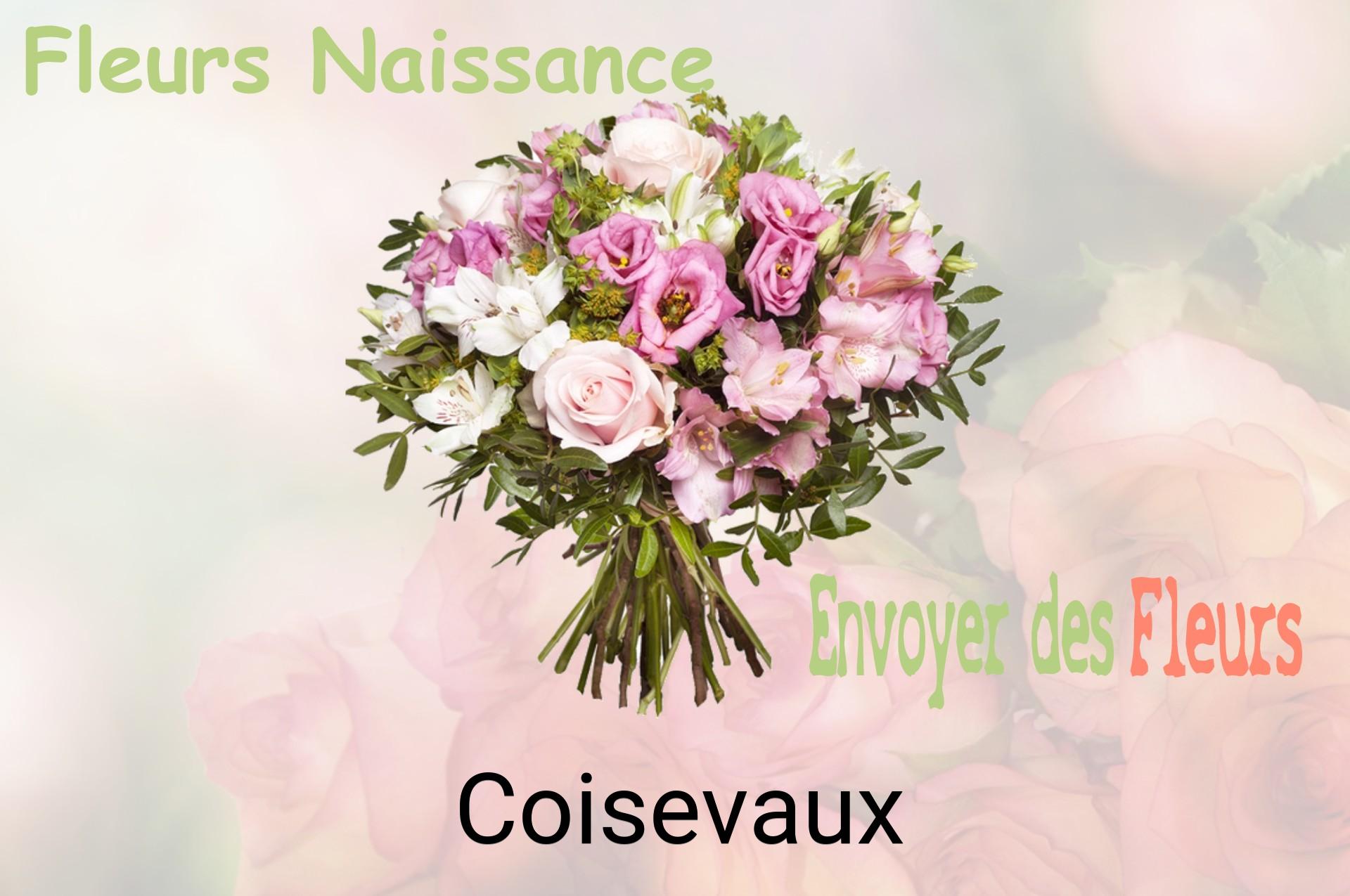 Bouquet de fleurs de naissance livré à Coisevaux